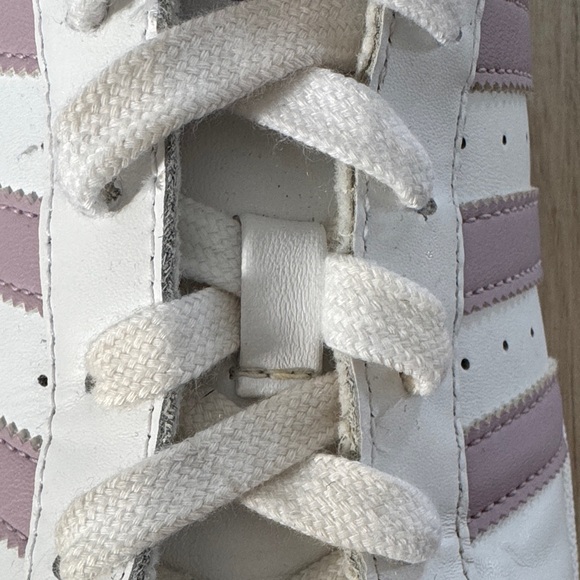Adidas Superstar Soft Vision White and Pink Sneakers Women’s 7.5 DB3347 - Picture 9 of 12